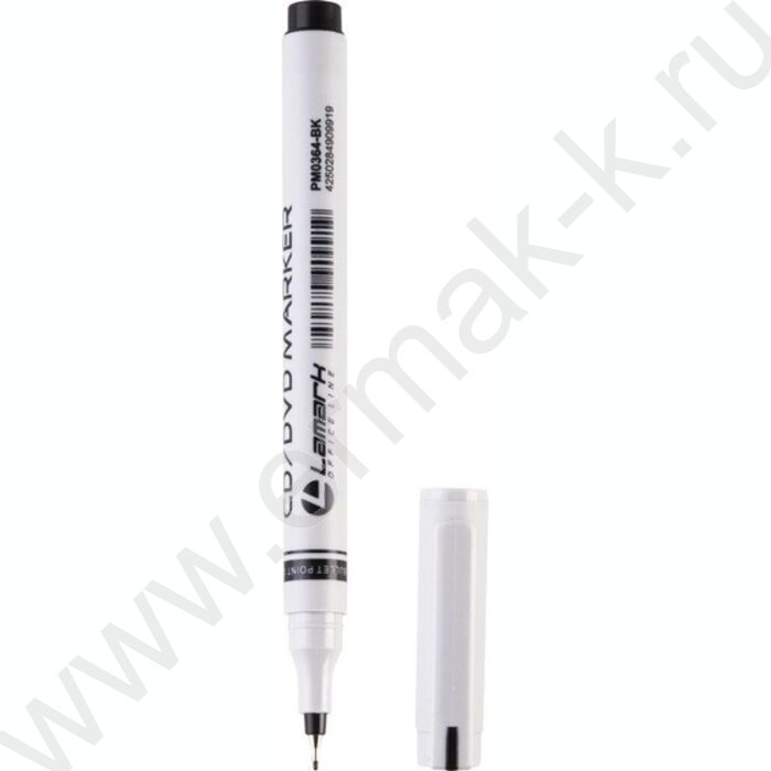 Маркер перм. CD /черный/ 0,5-0,9мм | Фото 1