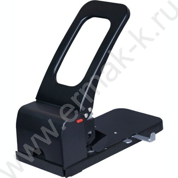 Дырокол 100л метал /линейка/ черный | Фото 1