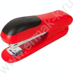 Степлер №24-26/6  20л пластик красный /встроен антистеплер/ | Фото 1