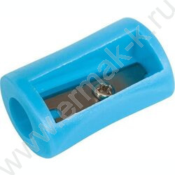 Точилка 1отв. пластик ассорти в пластиковой тубе  | Фото 1