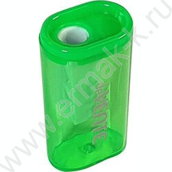 Точилка 1отв. пластик/с контейнером /ассорти прямоугольная высокая   | Фото 2