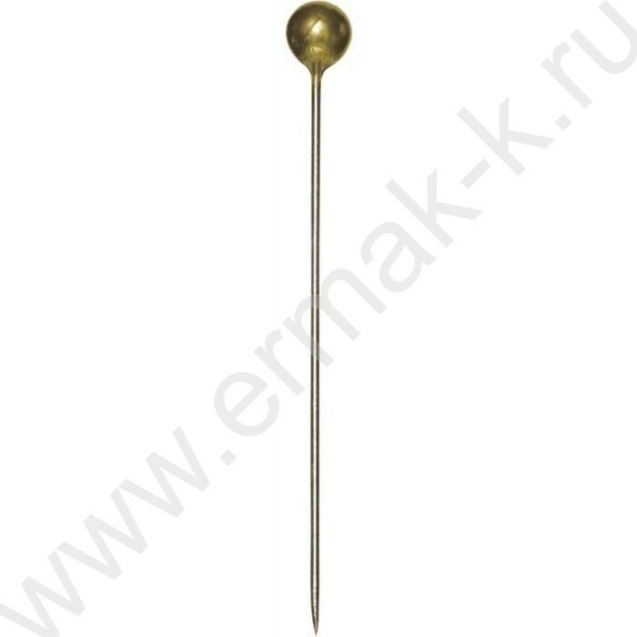 Булавки офисные  38мм/100шт с пластиковой цв.шляпкой | Фото 2