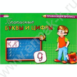 Пропись А5 Каллиграфическая.Прописные буквы и цифры альбомный | Фото 1