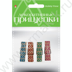 Прищепки декоративные Набор №17 Ёлочка | Фото 1