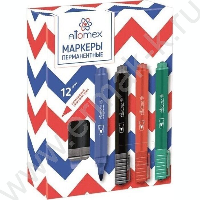 Маркер перм. /черный/ 3мм круг | Фото 2