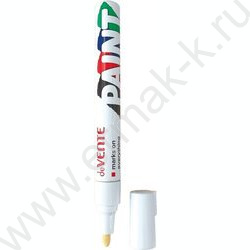 Маркер-краска /белый/ 2,8мм круг /нитро-основа | Фото 1