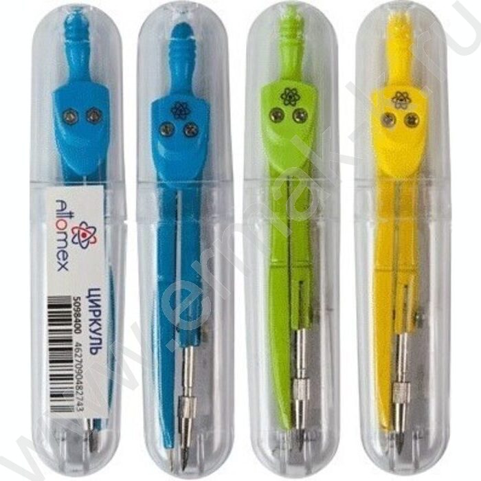 Циркуль Color пл.футляр /ассорти | Фото 1