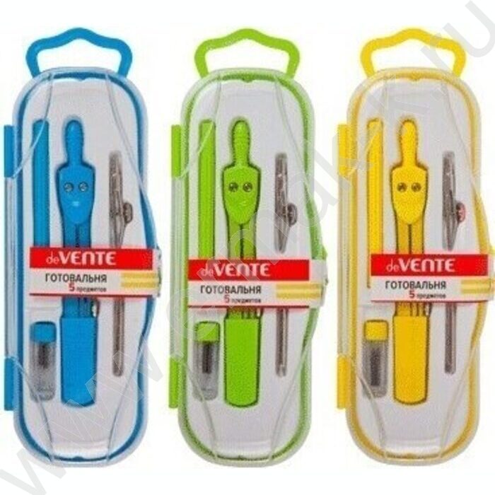 Готовальня  5предм цв.корпус /ассорти | Фото 1