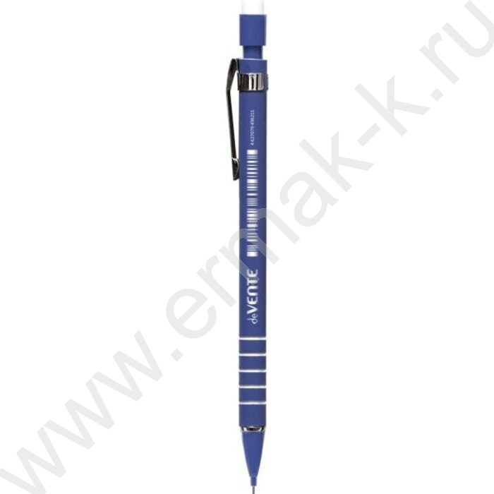 Карандаш механический 0,5мм НВ с ластиком прорез.корпус,метал.клип,ассорти корпус | Фото 2