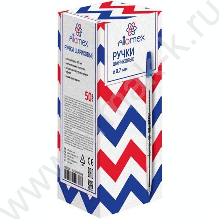 Ручка шар 0,7мм синяя /пр.корпус | Фото 2