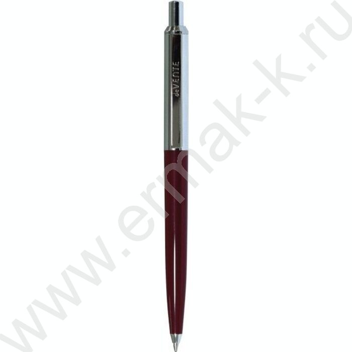 Ручка шар красный корпус и хром.элементы /цвет чернил синий | Фото 1