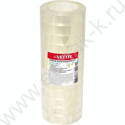 Скотч 12*33 прозр. 35мкм. пластиковая втулка | Фото 1