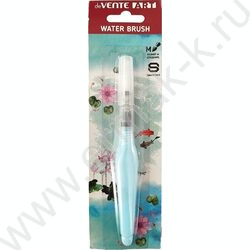 Кисть  нейлон М (средний) Water Brush с резервуаром для воды,пл.полупрозрачная блистер | Фото 2