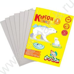 Картон белый А4  8л "Каляка Маляка" | Фото 2