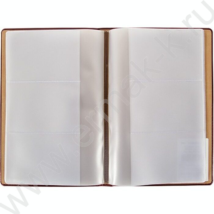 Визитница / 72 карточек/ Бизнес бордо | Фото 2