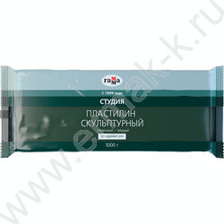 Пластилин скульптурный 1000г оливковый Т | Фото 1