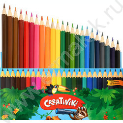 Карандаши  24цв /шестигранные, дерево/ | Фото 2