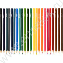 Карандаши  24цв /шестигранные, дерево/ | Фото 4