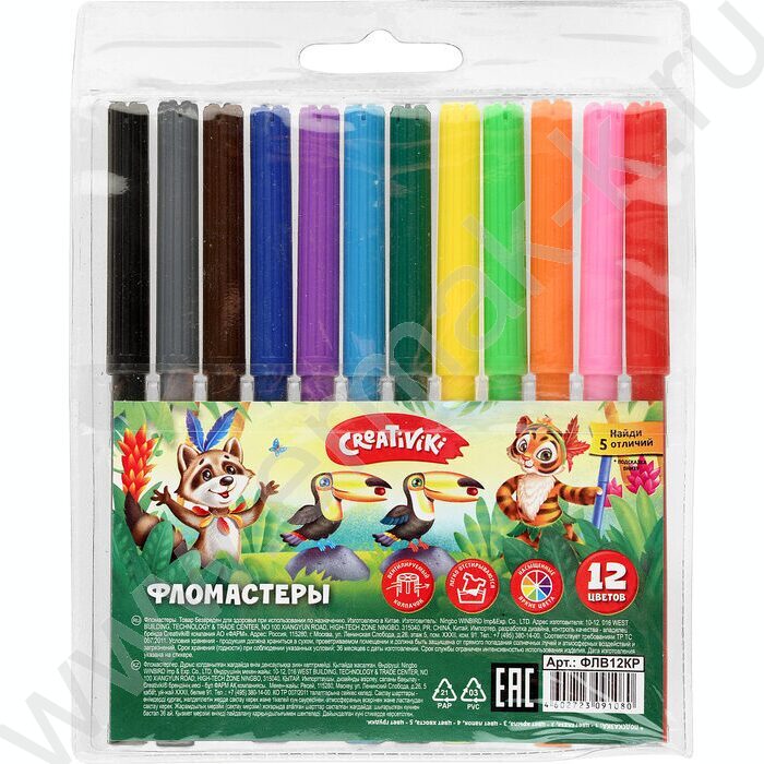 Фломастеры  12цв блистер | Фото 8