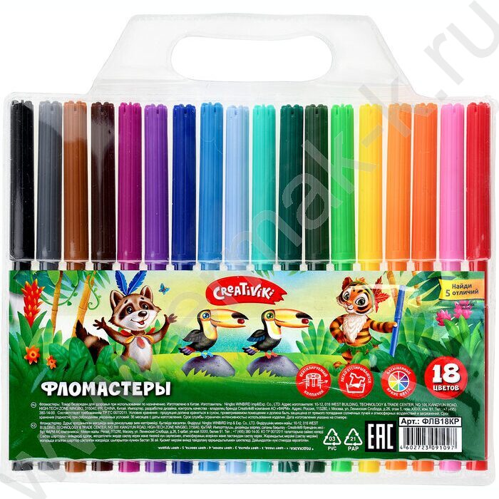 Фломастеры  18цв блистер | Фото 8