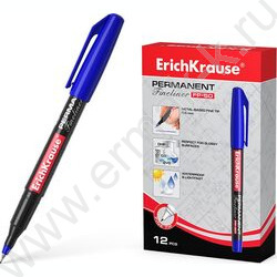 Маркер перм. линер /синий/ 0,6мм FP-50  | Фото 2