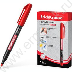 Маркер перм. линер /красный/ 0,6мм FP-50   | Фото 2