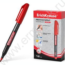 Маркер перм. CD,DVD, OHP пленка /красный/ 1мм круг P-70   | Фото 2