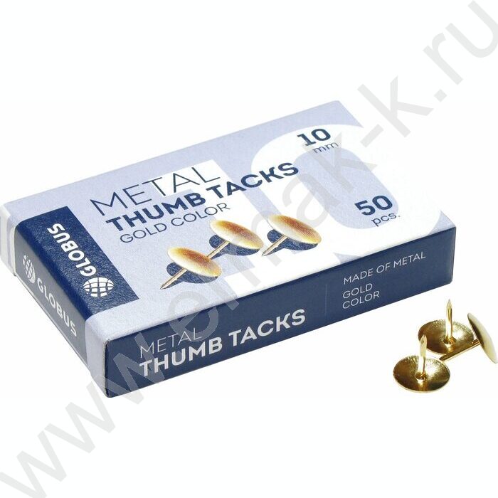 Кнопки /50шт 10мм  золото | Фото 2