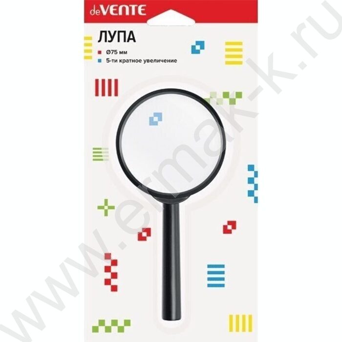 Лупа  75мм 5кратное увеличение блистер | Фото 2