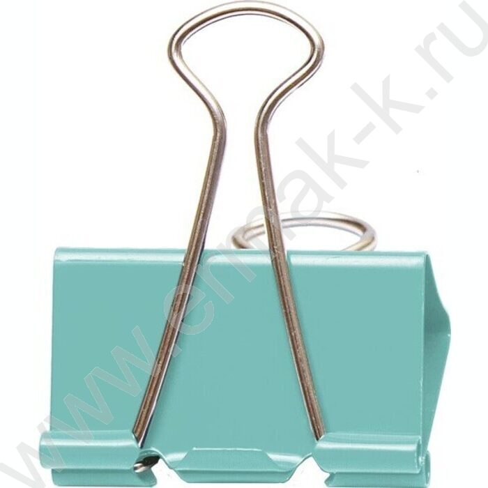 Зажим 19мм цветной ассорти | Фото 2