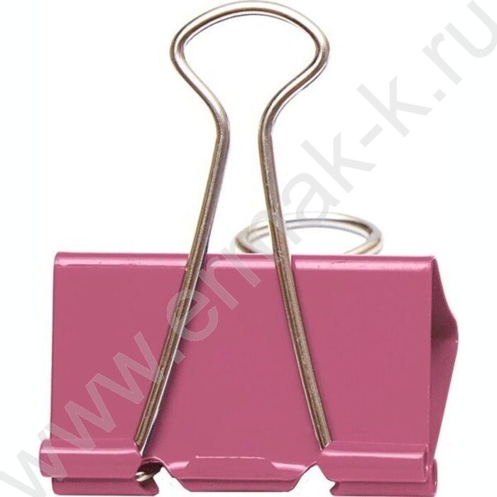 Зажим 19мм цветной ассорти | Фото 3