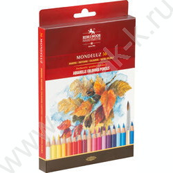 Карандаши акварельные 36цв Mondeluz европодвес (KIN 3719) | Фото 2