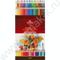 Карандаши акварельные 36цв Mondeluz европодвес (KIN 3719) | Фото 3