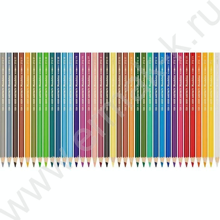 Карандаши акварельные 36цв Mondeluz европодвес (KIN 3719) | Фото 4