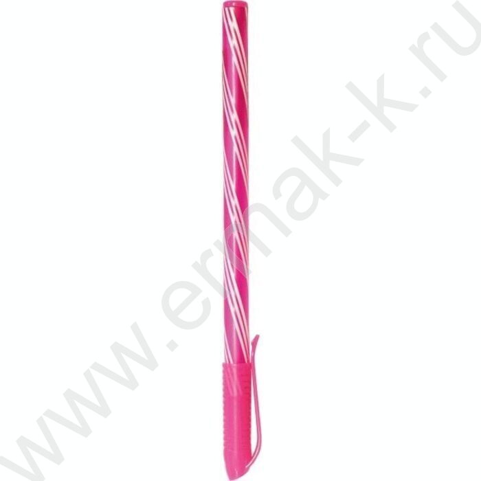 Ручка шар одноразовая 0,7мм Карамелька синяя /игла,цв.полосатый корпус,пл.туба/ | Фото 6