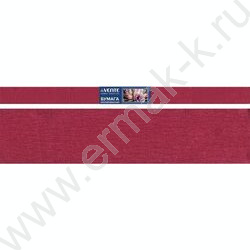 Бумага креповая 50*250см Бордовый 32г/м2 | Фото 1