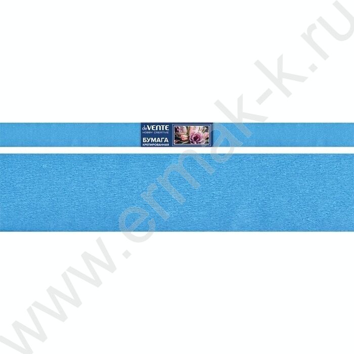 Бумага креповая 50*250см Голубой 32г/м2 | Фото 1