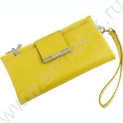 Портмоне н/кожа желтый | Фото 4