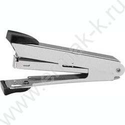 Степлер №10  15л метал черный /встроен антистеплер/ | Фото 1