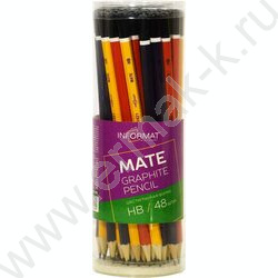 Карандаш ч/гр HB Mate шестигранный в тубусе | Фото 5