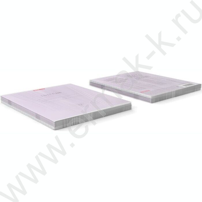 Тетрадь  12л клетка "Классика" фиолетовый | Фото 3