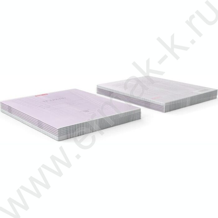 Тетрадь  18л клетка "Классика" фиолетовый | Фото 3