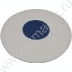 Ластик белый синтетический каучук 40*40*12мм /круглый/ dust-free, с пластикомым держателем | Фото 1
