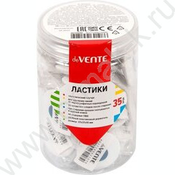 Ластик белый синтетический каучук 40*40*12мм /круглый/ dust-free, с пластикомым держателем | Фото 3