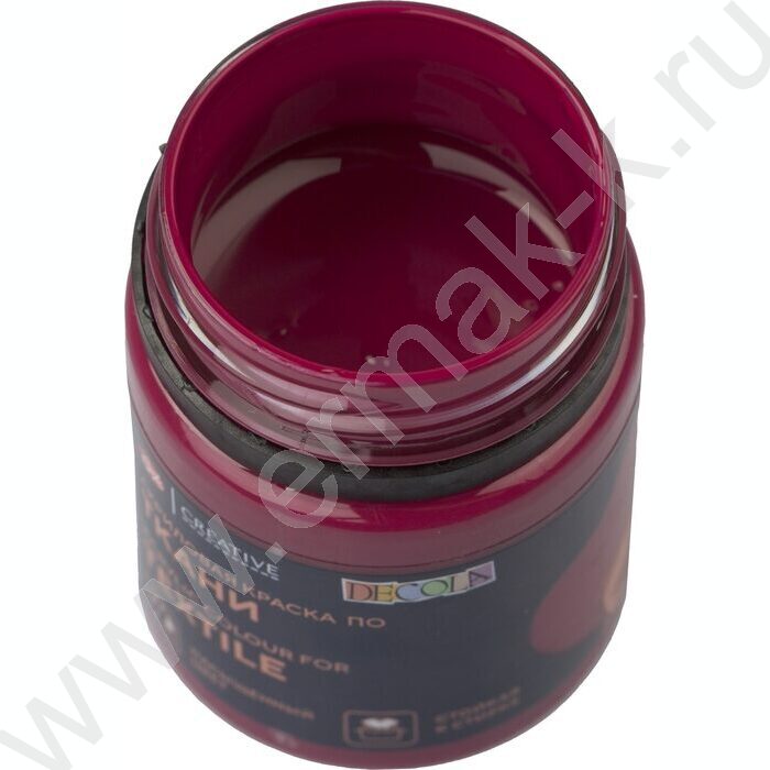 Краски акриловые 50мл Декола по ткани Розовая темная | Фото 5