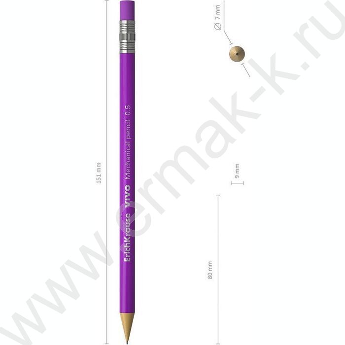 Карандаш механический 0,5мм НВ Vivo | Фото 4