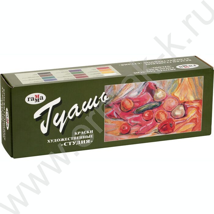 Гуашь худ 12цв  40мл "Студия"  /мороз | Фото 2