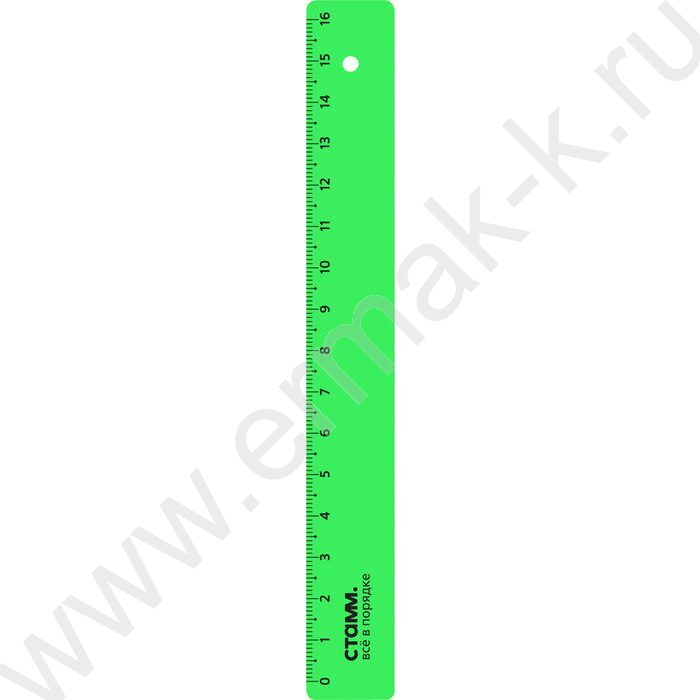 Линейка пл 16см неон/ ассорти | Фото 4