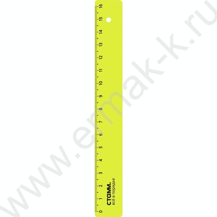Линейка пл 16см неон/ ассорти | Фото 6