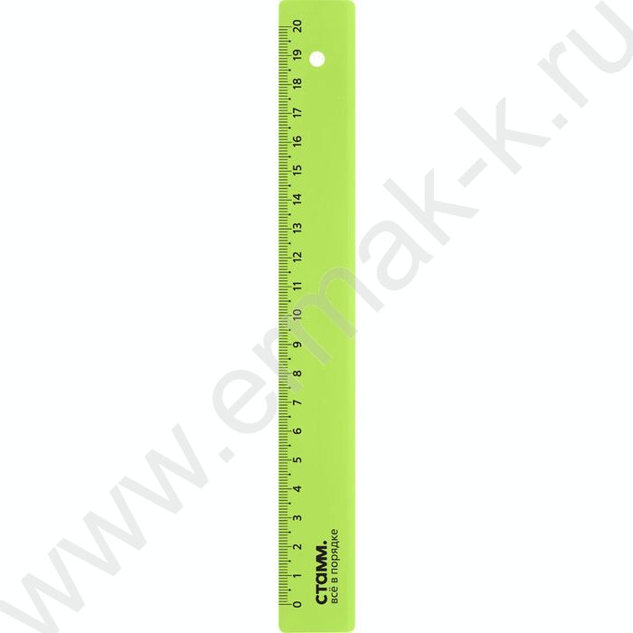 Линейка пл 20см неон прозр. / ассорти | Фото 5